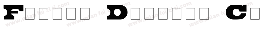 Fourth Display Caps SSi字体转换
